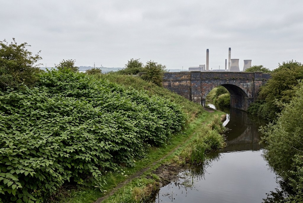 Your garden backs onto a railway bank or canal